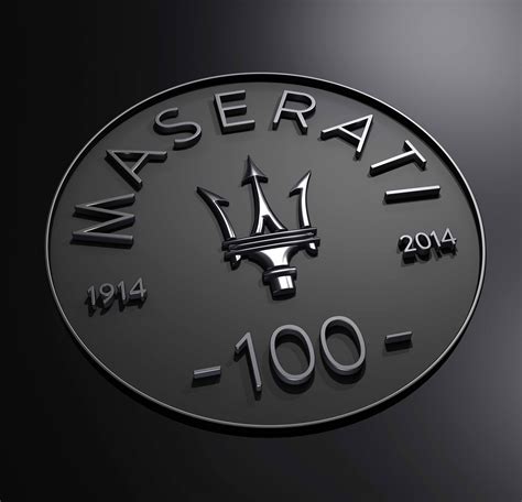 Maserati Logo Del Centenario Maserati100 Maserati Maserati Ghibli