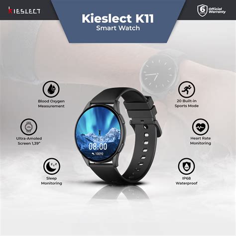 Jual Kieslect K11 Smartwatch Ultra AMOLED Smart Watch Garansi Resmi