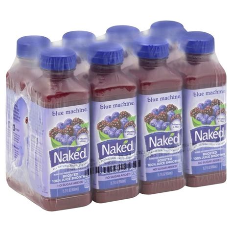 NAKED JUICE REFRIGERATED BLUE MACHINE SMOOTHIE 100 JUICE NO SUGAR ADDED NON DAIRY US Foods