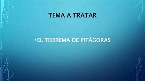 El Teorema De Pitagora Point PPT