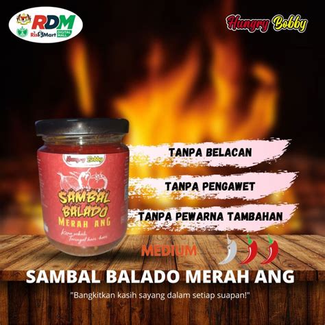 Sambal Balado Series Gila Padu By Hungry Bobby Qniti Bazaar