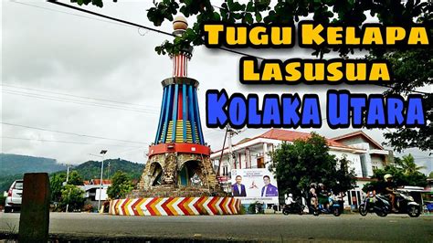 Lalu Lintas Di Tugu Kelapa Lasusua Kabupaten Kolaka Utara Pada Sore