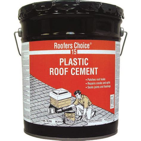 Henry Rc015070 15 Series Roof Cement Black Liquid Paste 5 Gal Pail