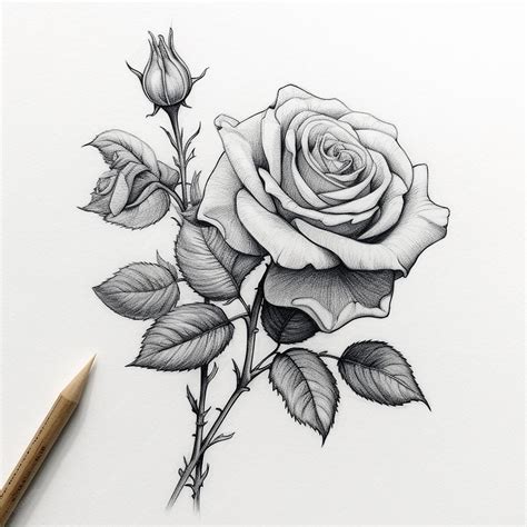 Desenhos Simples De Rosas A Lápis Para Crianças