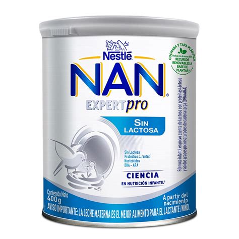 Nan expert pro sin lactosa x 400g – Pañalera Nicole Virtual