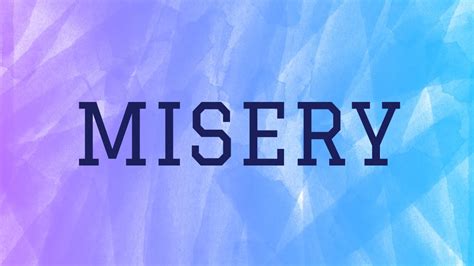 Maroon 5 Misery Lyrics Video Youtube