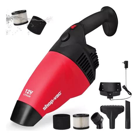 Shop Vac Aspiradora De Mano Inal Mbrica V W Port T Color Rojo Y