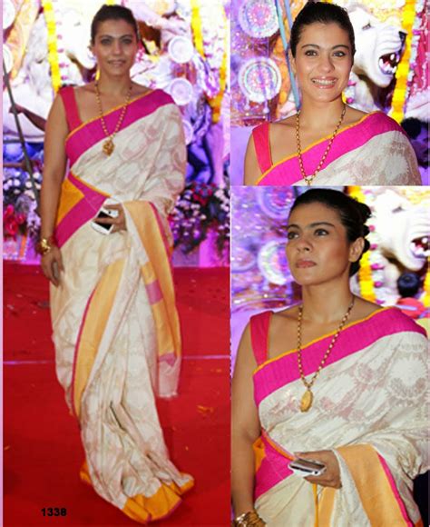 Bollywood Actress Saree Collections Bollywood Actress Kajol White