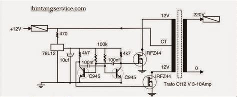 Cara Membuat Inverter 12 Volt To 220 Volt Youtube Riset