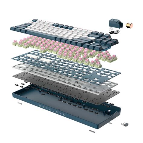Royalaxe R Hot Swappable Mechanical Keyboard Tkl Design Keys Ghz Bluetooth
