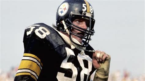 Hall of Fame linebacker Jack Lambert