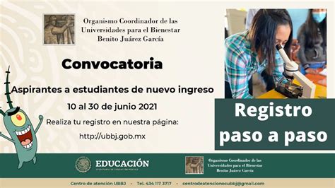 Registro Paso A Paso Universidades Para El Bienestar Benito Juárez 2021