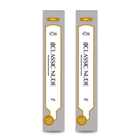 Kit Sach S Gel Classic Nude Refil Alongamento G V Lia Arte Sedu O Loja Oficial