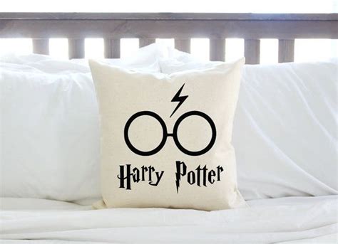 Harry Potter Pillow Cover With Lightning By Andersattic