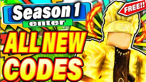 NEW UPDATE NEW CODES 1st SEASON ALL CODES ANIME NINJA WAR TYCOON