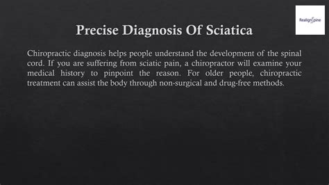 Ppt Sciatica Chiropractic Treatment Techniques Powerpoint