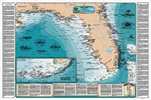 Sealake Products Florida And Florida Keys Shipwreck Chart Bundle