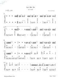 Let Her Go Passenger Free Piano Sheet Music Piano Chords