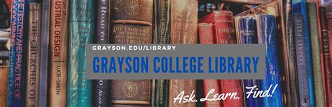 Welcome to Grayson College Library | Grayson College