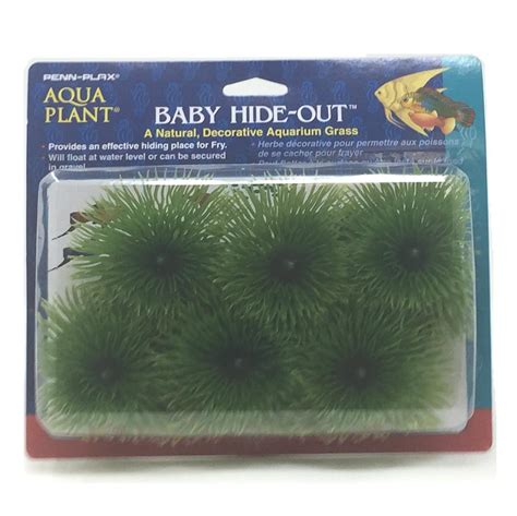 Penn-Plax Fish Breeding Grass Baby Hideout, Safe Hiding for Fry, Decorative Aquarium Grass ...