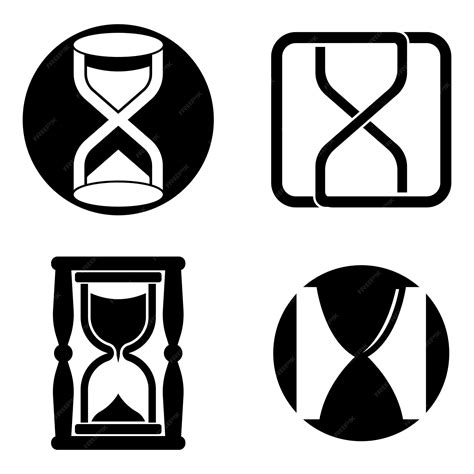 Premium Vector Hourglass Logo Vector Icon Illustration Design