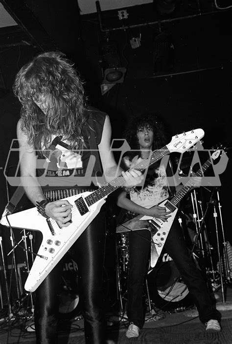 Metallica photographed in the United States in the 1980's. © Gene Ambo ...