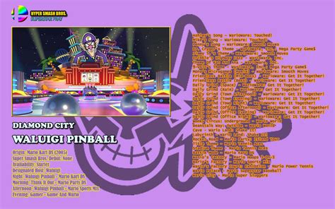 Waluigi Pinball by Ele-Bros on DeviantArt