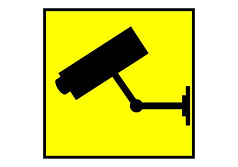 Cctv Camera Warning Sign