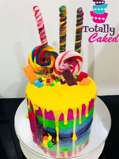 Rainbow candy cake | Cake, Cupcake cakes, Candy cakes