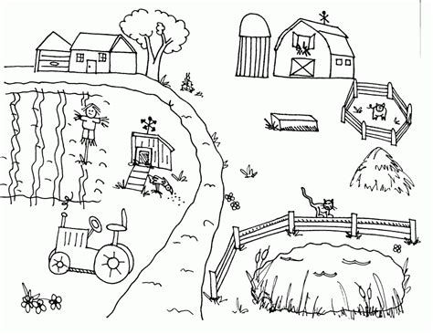 Farm Coloring Pages For Preschool - Coloring Home