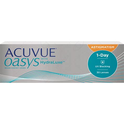 Купить линзы Acuvue Oasys 1-Day for Astigmatism с доставкой - Viplinza