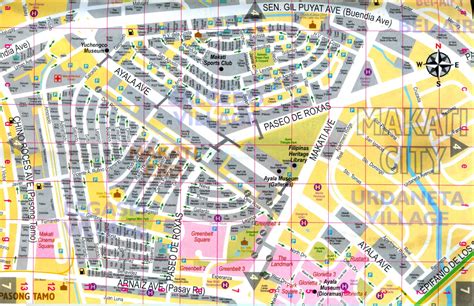 Makati City Tourist Map Makati City • Mappery