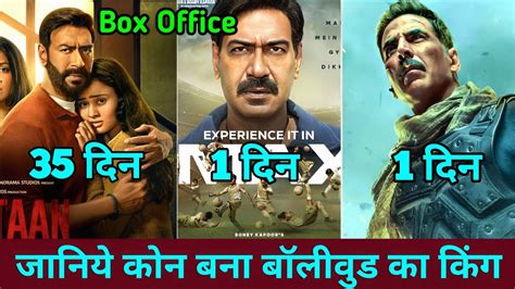 Bade Miyan Chote Miyan Vs Maidaan Box Office Collection Shaitaan Box