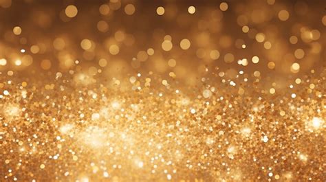 Premium Ai Image Sparkling Gold Glitter Background