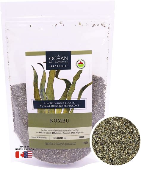 Seaweed Flakes Canadian Organic And Eco Friendly Certified Easy To Use Sea Vegetable Hand