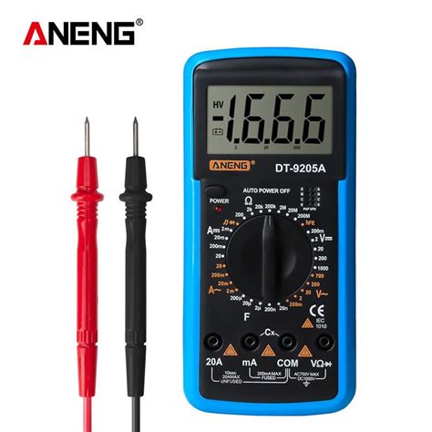 Aneng Dt A Multimeter Digitale Digitale Ac Dc Transistor Tester