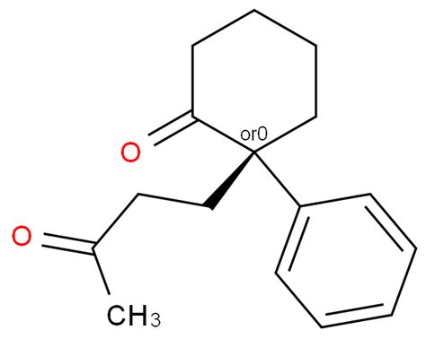 131367 50 5 Cyclohexanone 2 3 Oxobutyl 2 Phenyl 2r C16h20o2