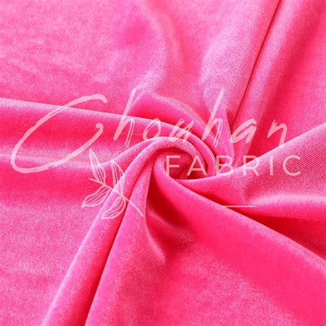 Stretchy 25 Colors Velvet Fabric Stretchy Velvet Fabric By The Yard