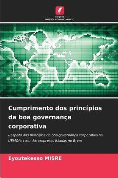 Cumprimento Dos Princ Pios Da Boa Governan A Corporativa Von