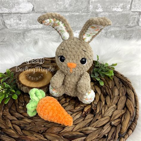 Lil Bitty Bunny Crochet Pattern How To Make Darling Maple Designs