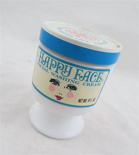 happy face facial washing cream gillette  vintagecocobythelake face