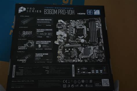 Материнская плата MSI B360M PRO-VDH (LGA1151v2, MATX) — купить в ...