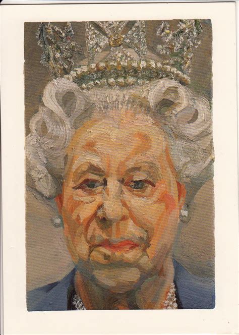 Queen Elizabeth Ii Lucien Freud Oil On Canvas The Royal Collection