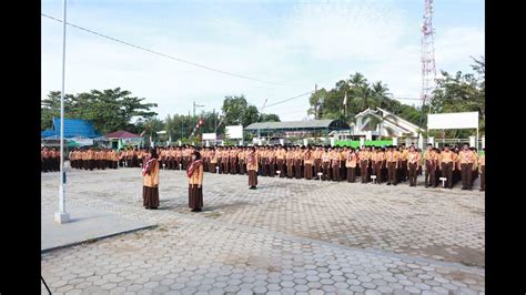 PERINGATI HARI JADI PRAMUKA KE 61 MTSN 4 TABALONG GELAR UPACARA