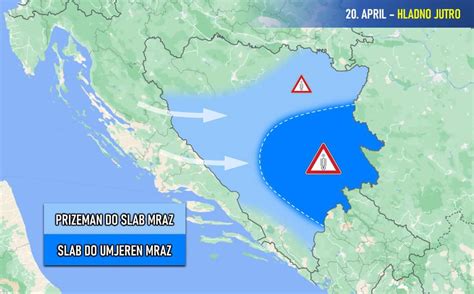 Meteorolozi Upozoravaju Mogu A Pojava Mraza Na Udaru Istok Bosne