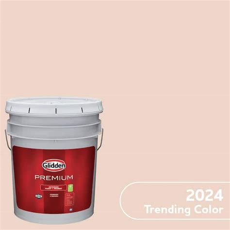 Glidden Premium 5 Gal PPG1070 2 Blush Beige Semi Gloss Interior Latex