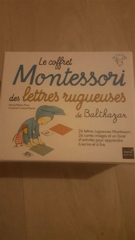 Coffret Lettres Rugueuses Montessori Montessori Beebs