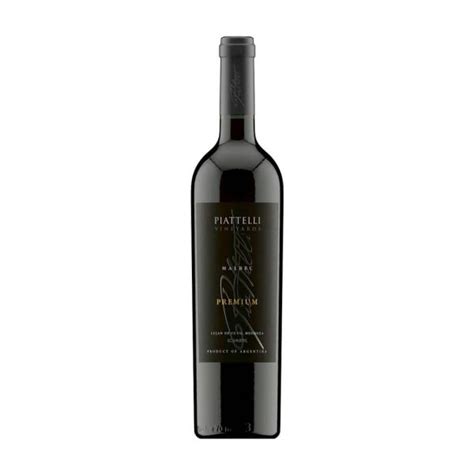 Comprá Vino Tinto Piattelli Premium Malbec Mendoza 750mL Envios a