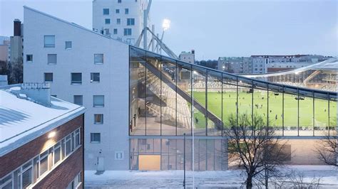 Vision für Olympiapark Stadionbau mit integrierten Wohnungen