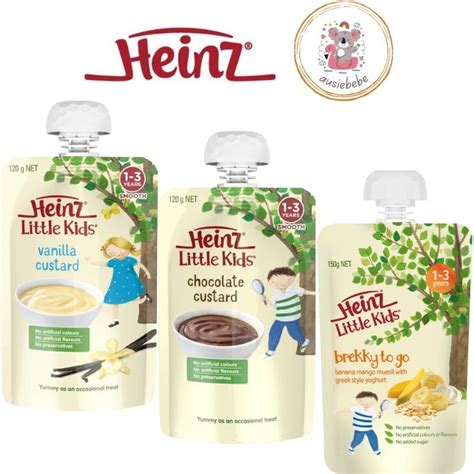 Jual Heinz Little Kids Custard Pouches Untuk Anak 1 3 Tahunrasa